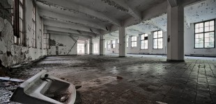 old factory hall